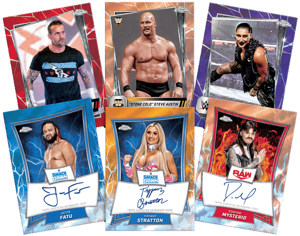 2025 Topps Chrome Sapphire WWE Restock Notifications