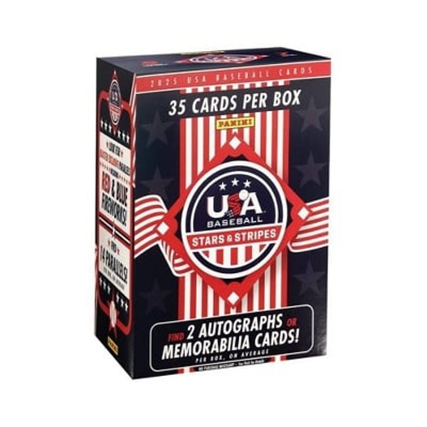 2025 Panini USA Baseball Stars & Stripes Blaster Box Restock Notifications