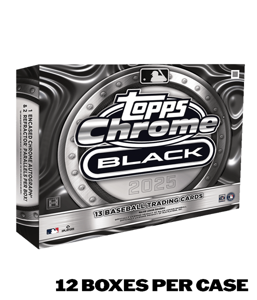 2025 Topps Chrome Black Baseball Hobby Box Restock Notifications