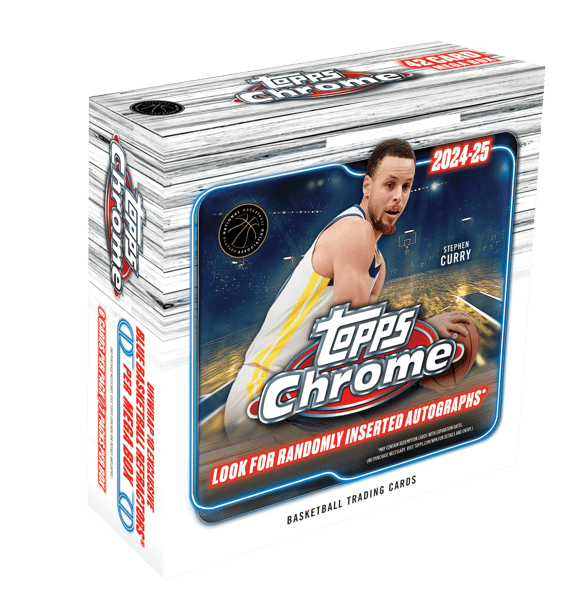 2024-25 Topps NBA Chrome Basketball Mega Box Restock Notifications