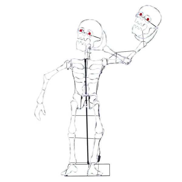 6 ft. Halloween Classics LED Skeleton Silhouette H41 Restock Notifications