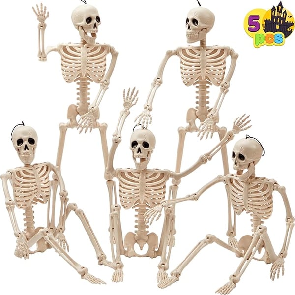 Posable Halloween Skeleton Decor 16 Inches x5 Restock Notifications