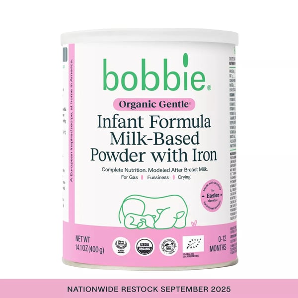 Bobbie Organic Gentle Infant Formula - 14.1oz Restock Notifications