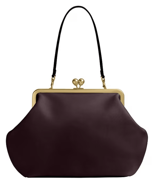 Coach Oversized Kisslock Frame Shoulder Clutch Bag Restock Notifications