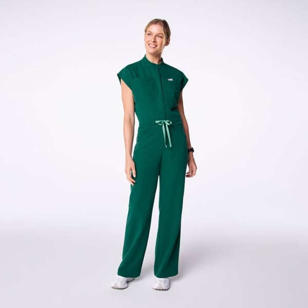 Figs Rafaela Cargo Wide Leg ScrubJumpsuit Restock Notifications