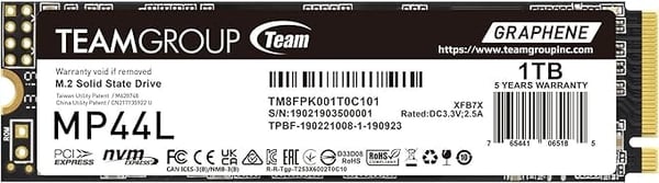 TEAMGROUP MP44L 1TB SLC Cache  Restock Notifications