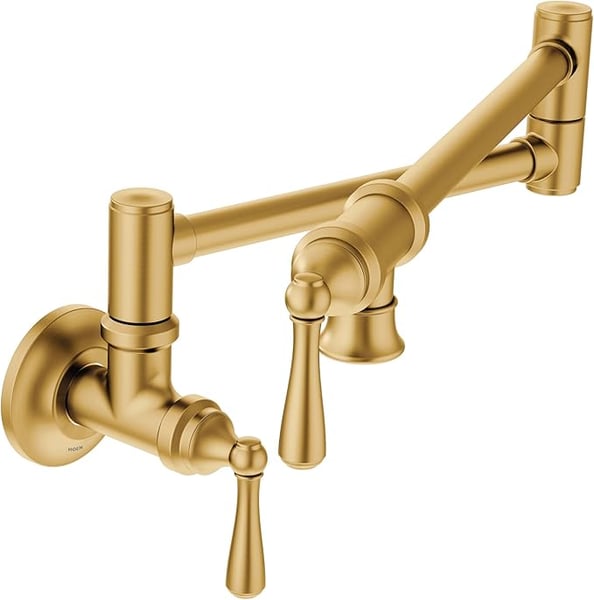 Moen Brushed Gold Pot Filler Kitchen Faucet Restock Notifications