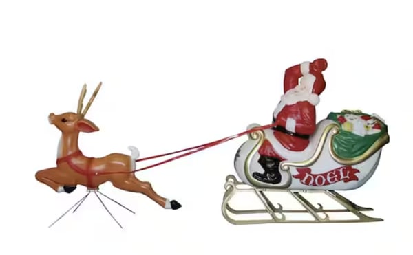Santa with Sleigh and Reindeer Statue Restock Notifications