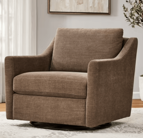 Swivel Accent Chair with Jackson Sloped Arms Restock Notifications
