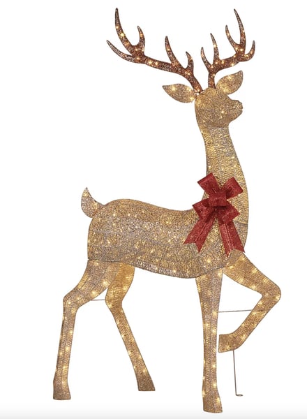 Reindeer Yard decoration with Clear LED Lights Restock Notifications