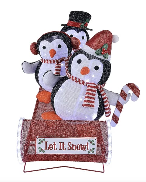 Mr. Christmas 36 in. Animated Outdoor Sledding Buddies Restock Notifications
