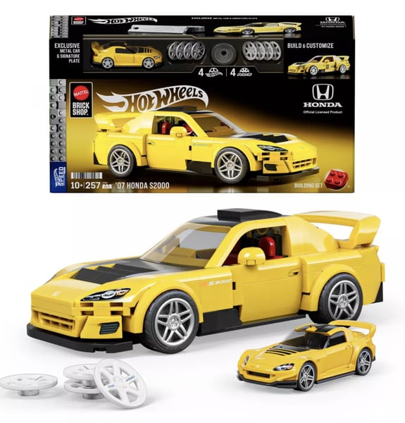 Mattel Brick Shop Hot Wheels ’07 Honda S2000 Restock Notifications