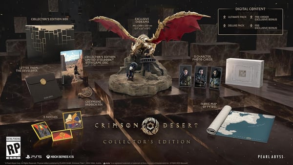 Crimson Desert: Amazon Collector's Edition Restock Notifications
