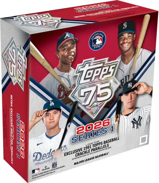 2026 Topps Series 1 Baseball Mega Box Restock Notifications