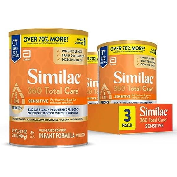 Similac 360 Total Care Sensitive Infant Formula Restock Notifications