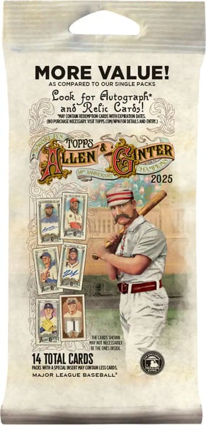 2025 Topps Allen & Ginter Baseball Fat Pack Restock Notifications