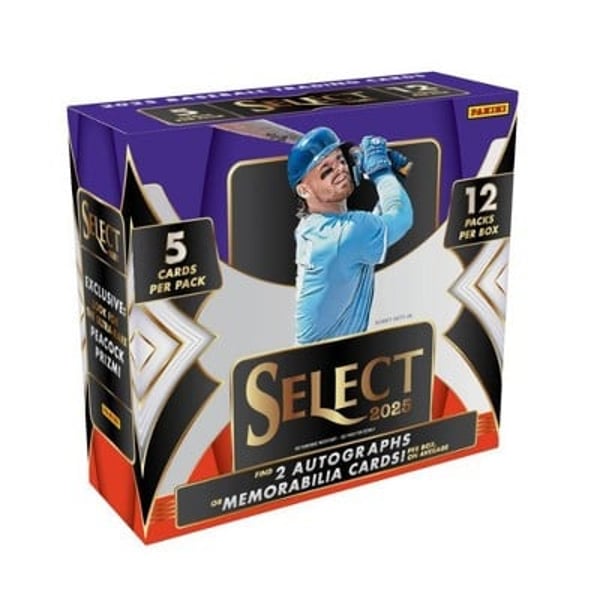 2025 Panini Select Baseball Trading Card Box Restock Notifications