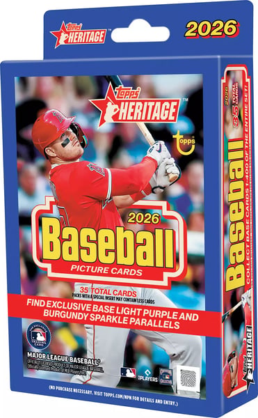 2026 Topps MLB Heritage Hanger Box Restock Notifications