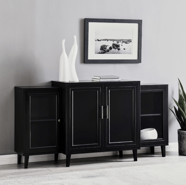Walker Edison Parker Four-Door Tiered Sideboard Restock Notifications