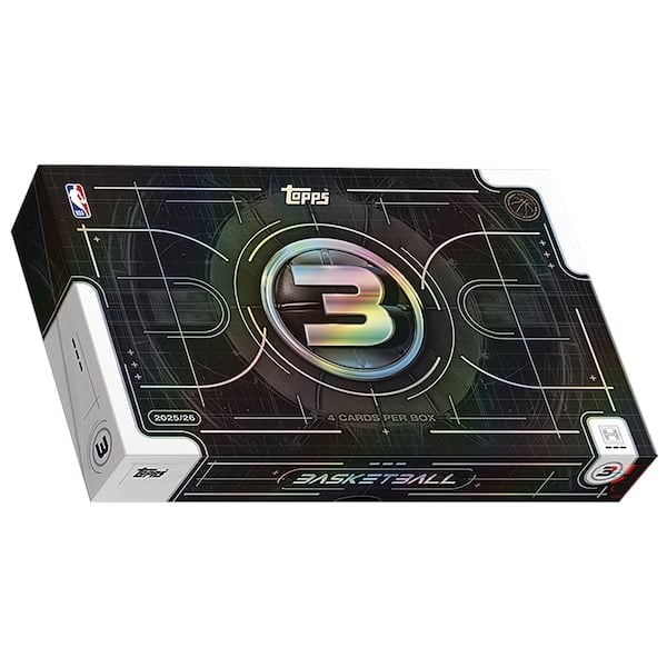 2025/26 Topps Three Basketball Factory Sealed Hobby Box Restock Notifications