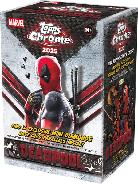2025 Topps Chrome Deadpool Value Box Restock Notifications