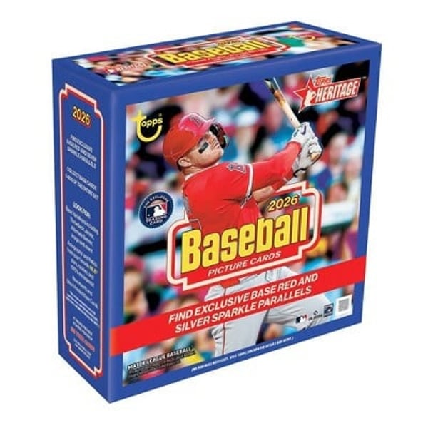 2026 Topps MLB Heritage Baseball Mega Box Restock Notifications