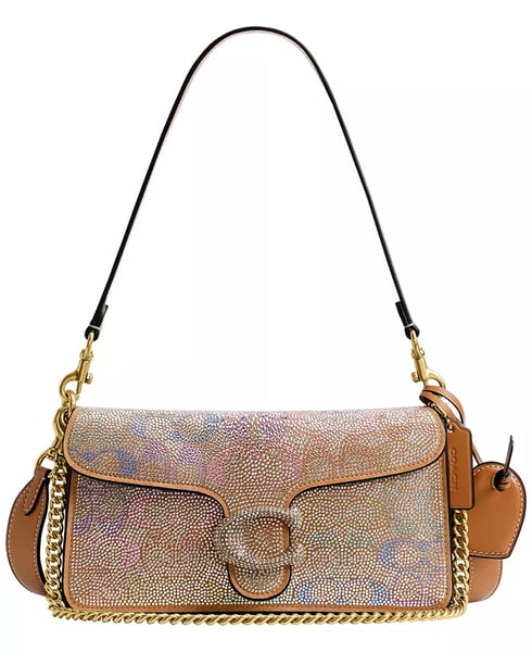 Coach Tabby Medium Crystal Signature Shoulder Bag 26 Restock Notifications
