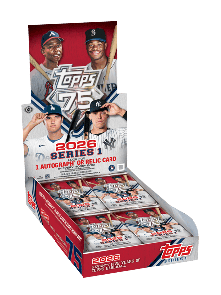 2026 Topps Series 1 Baseball Hobby Box Restock Notifications