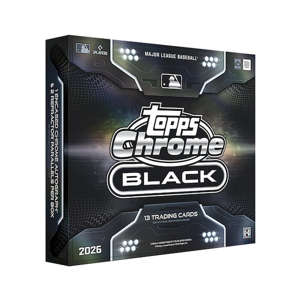 2026 Topps Chrome Black Baseball Hobby Box Restock Notifications