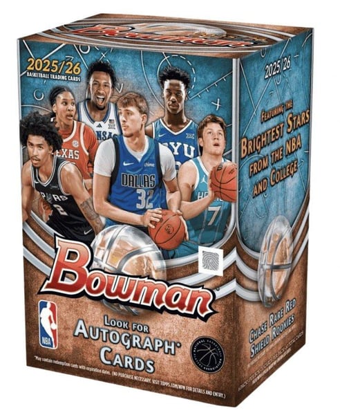 2025-26 Topps Bowman Basketball Trading Card Value Box Restock Notifications