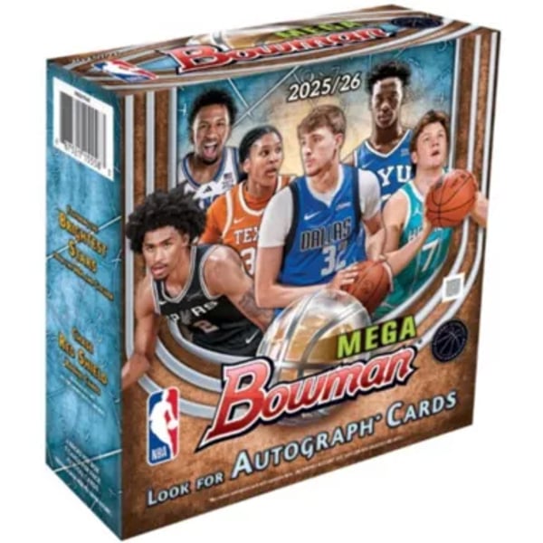 2025-26 Topps Bowman Basketball NBA Mega Box Restock Notifications
