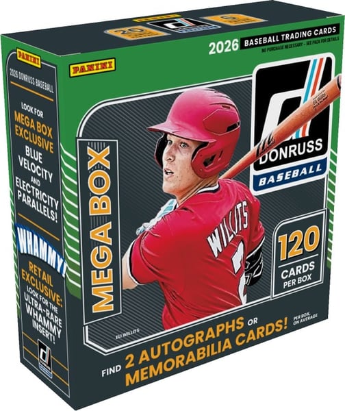 2026 Panini Donruss Baseball Mega Box Restock Notifications