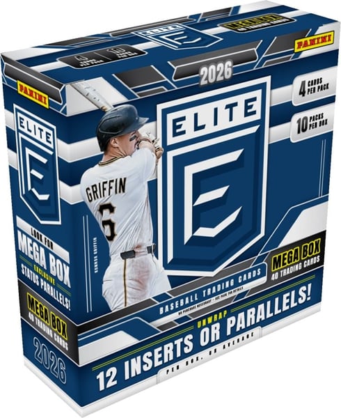 Panini 2026 Donruss ELITE Baseball Mega Box Restock Notifications