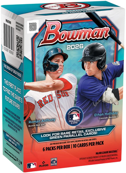 2026 Bowman Baseball Value Box Restock Notifications