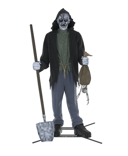 Haunted Living 12-ft Lighted Talking Bone Collector Restock Notifications