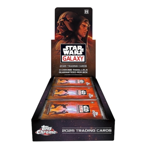 2025 Topps Star Wars Chrome Galaxy Hobby Box Restock Notifications