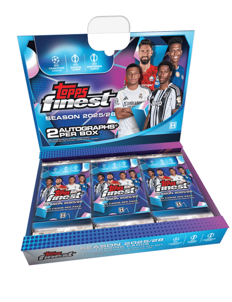 Topps Finest UEFA Club Competitions 2025/26 Hobby Box Restock Notifications