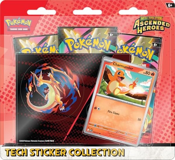 Pokemon Mega Evolution Ascended Heroes Tech Sticker Restock Notifications