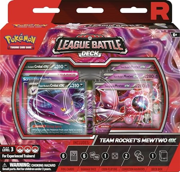 Pokemon Team Rocket’s Mewtwo ex League Battle Deck Restock Notifications