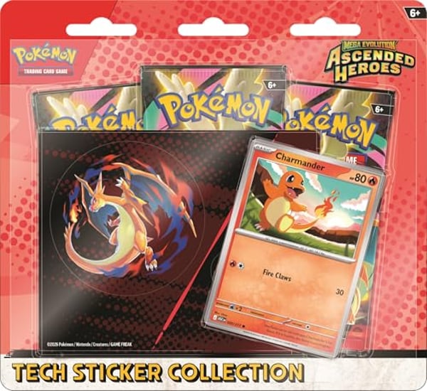 Pokemon Mega Evolution Ascended Heroes Tech Sticker Restock Notifications