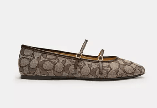  Double Buckle Mary Jane In Signature Jacquard Restock Notifications