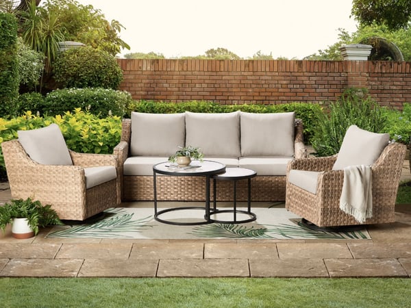 Better Homes & Gardens River Oak 5-Piece Wicker Restock Notifications