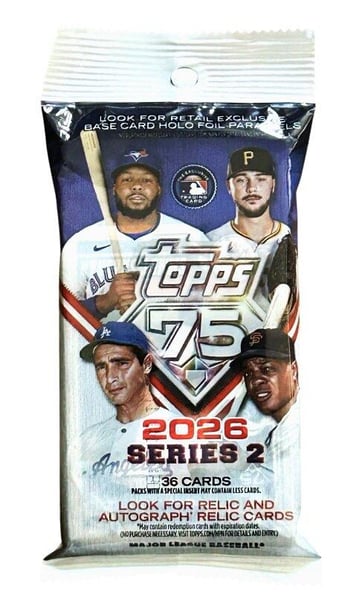 2026 Topps Series 2 Baseball Fat Pack Restock Notifications