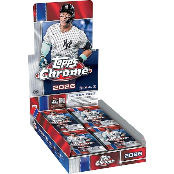 2026 Topps Chrome Baseball Hobby Box Restock Notifications