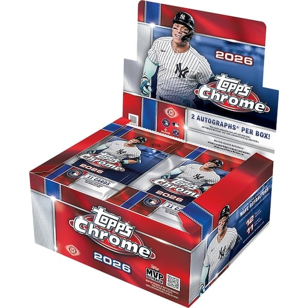 2026 Topps Chrome Baseball Hobby Jumbo Box Restock Notifications