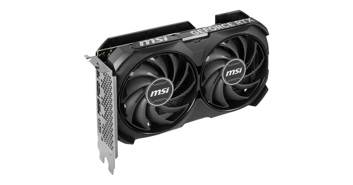 Track MSI GeForce RTX 4060 Ti VENTUS 2X BLACK OC 8GB Graphics Card
