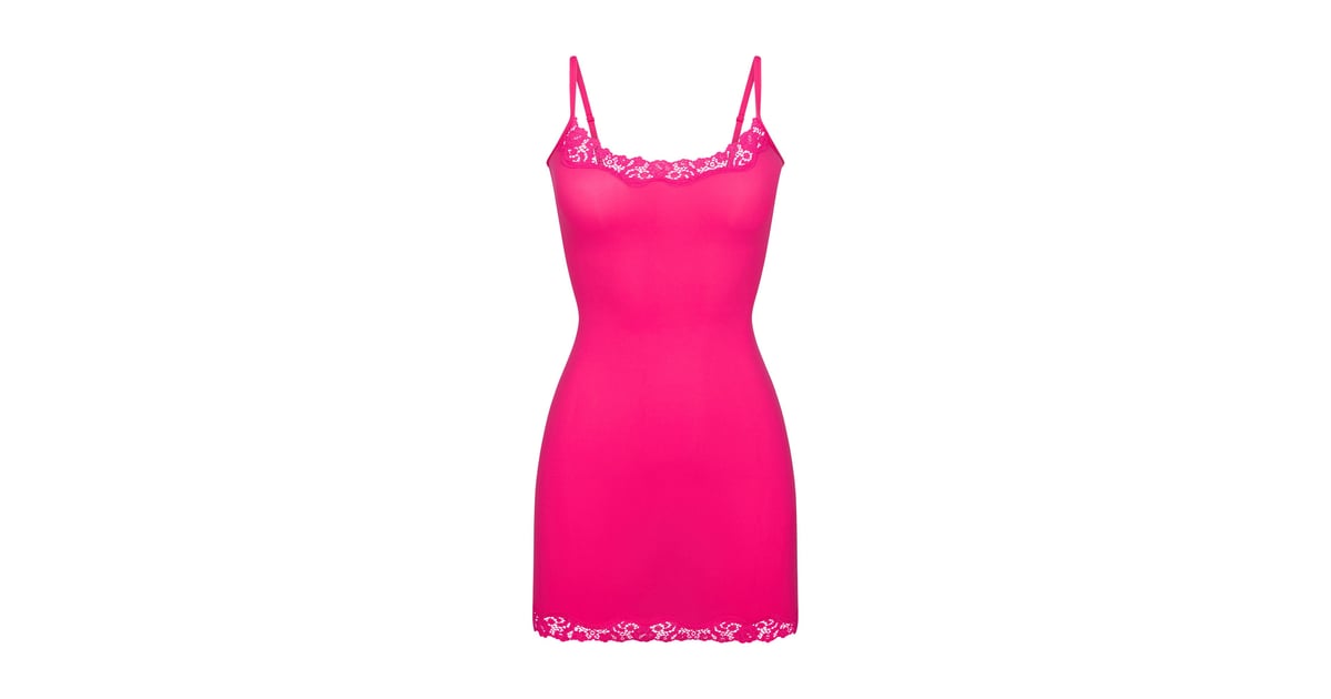 chinese dress ladies SKIMS Fits Everybody Corded Lace Trim Slip Dress