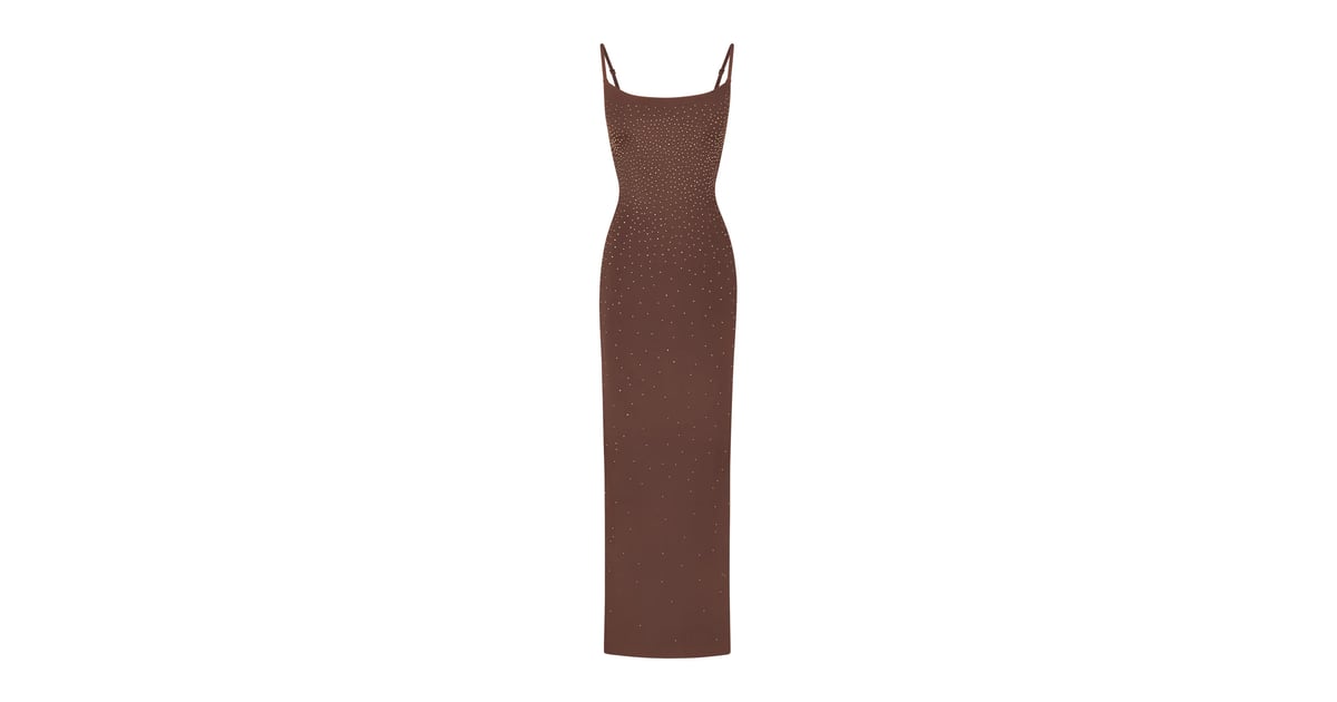 skims jelly sheer dress Skims Jelly Sheer Rhinestone Dress - Petal