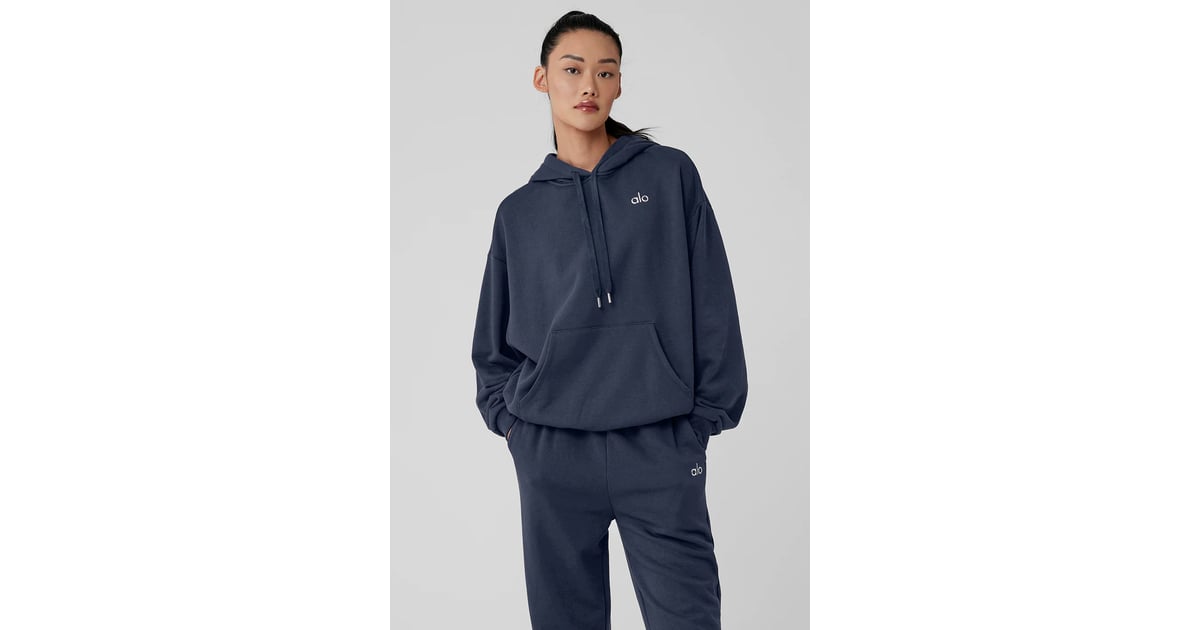 Track Alo Accolade Hoodie - Navy - S at Alo Yoga - TrackaLacker