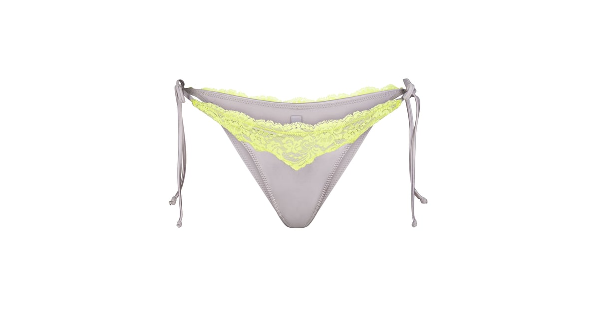Lace Stitch Ring Tie Bikini Bottom - Blue Crush